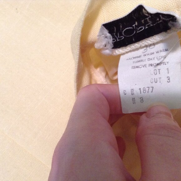 Vintage 1970s Lined Cream A-Line Maxi Skirt - Picture 5 of 5